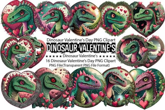 Dinosaur Valentine s Day Sublimation