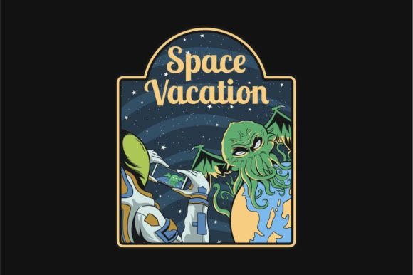 Funny Space Vacation Design Graphics and T-Shirt Designs Review