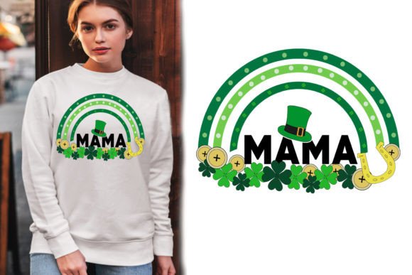 Mama Shamrock Design Graphics and T-Shirt Designs Review