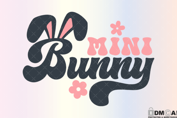 Mini Bunny Svg PNG Graphics and Print Templates