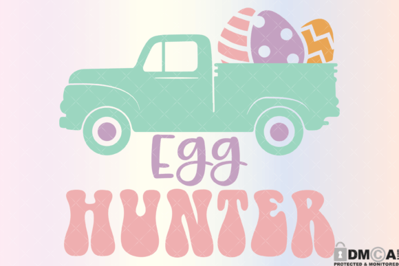 Truck Egg Hunter Svg PNG Graphics and Print Templates